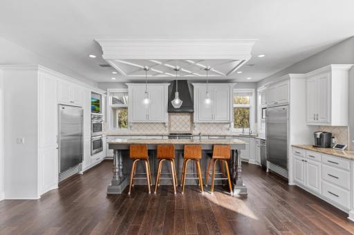 High-end appliances and exquisite finishes