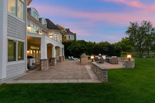 Private, resort-caliber outdoor setting surrounded by lush landscaping