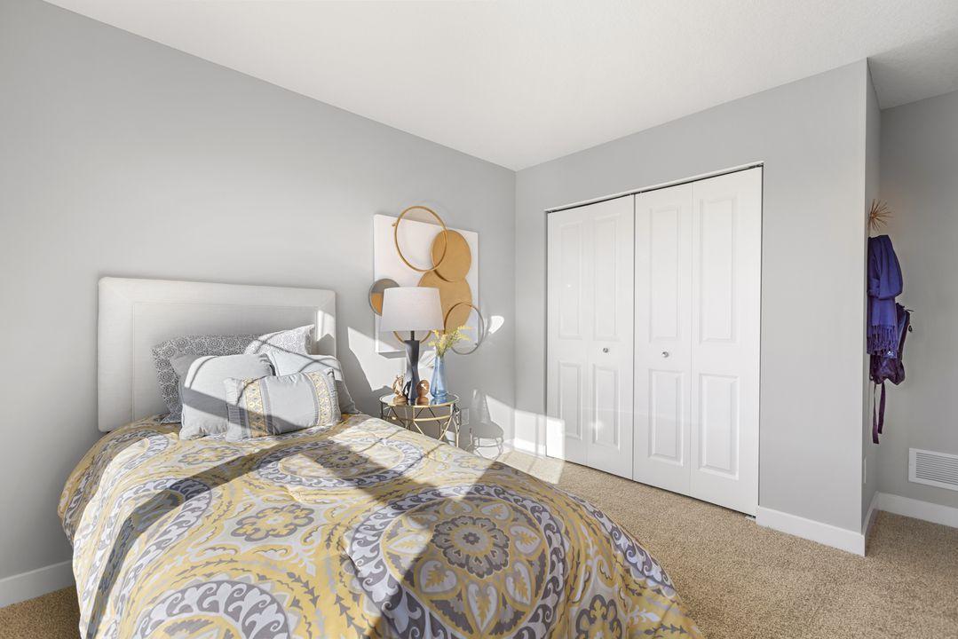 Bedroom #3. Photo is of model home. Colors and options may vary. Ask Sales Agent for details.