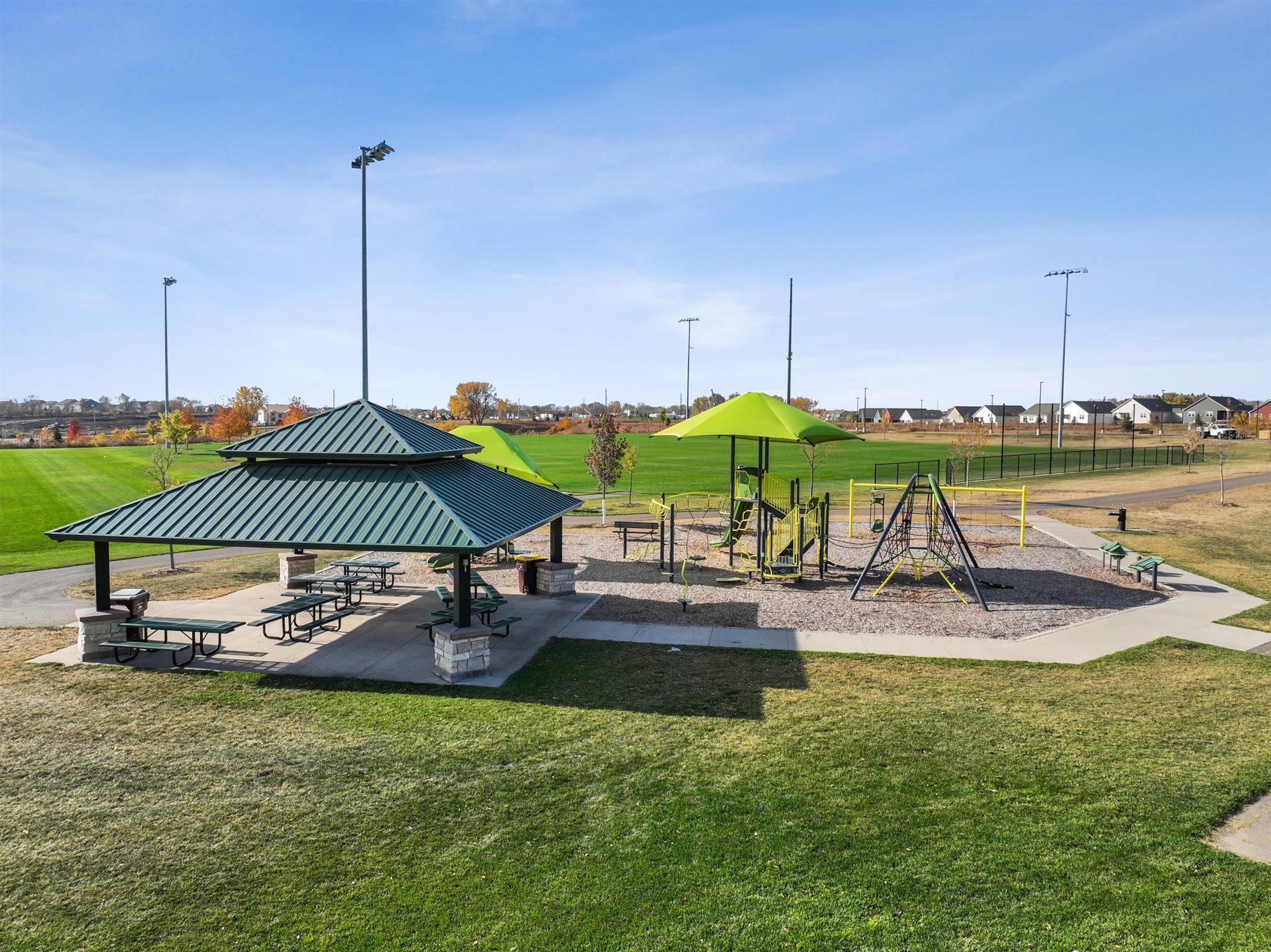 Amazing modern playground located at Flint Hills!