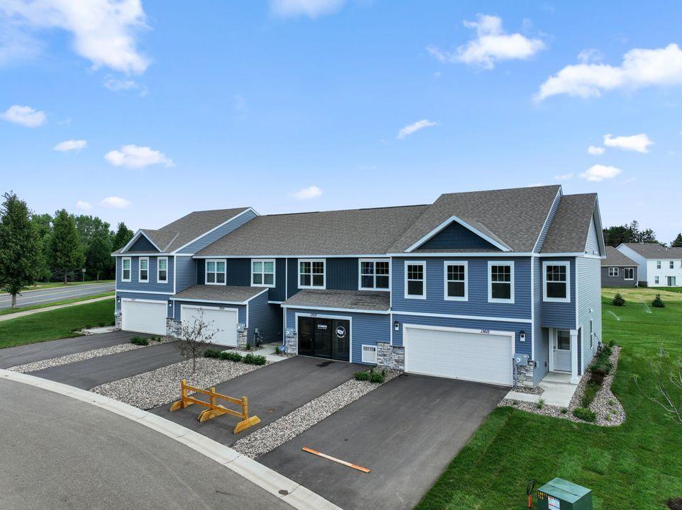 The Finley and the Elliot home plans at Ardan Place in Rosemount. Photo is of similar homes. Options and colors may vary. Ask Sales Agent for details.