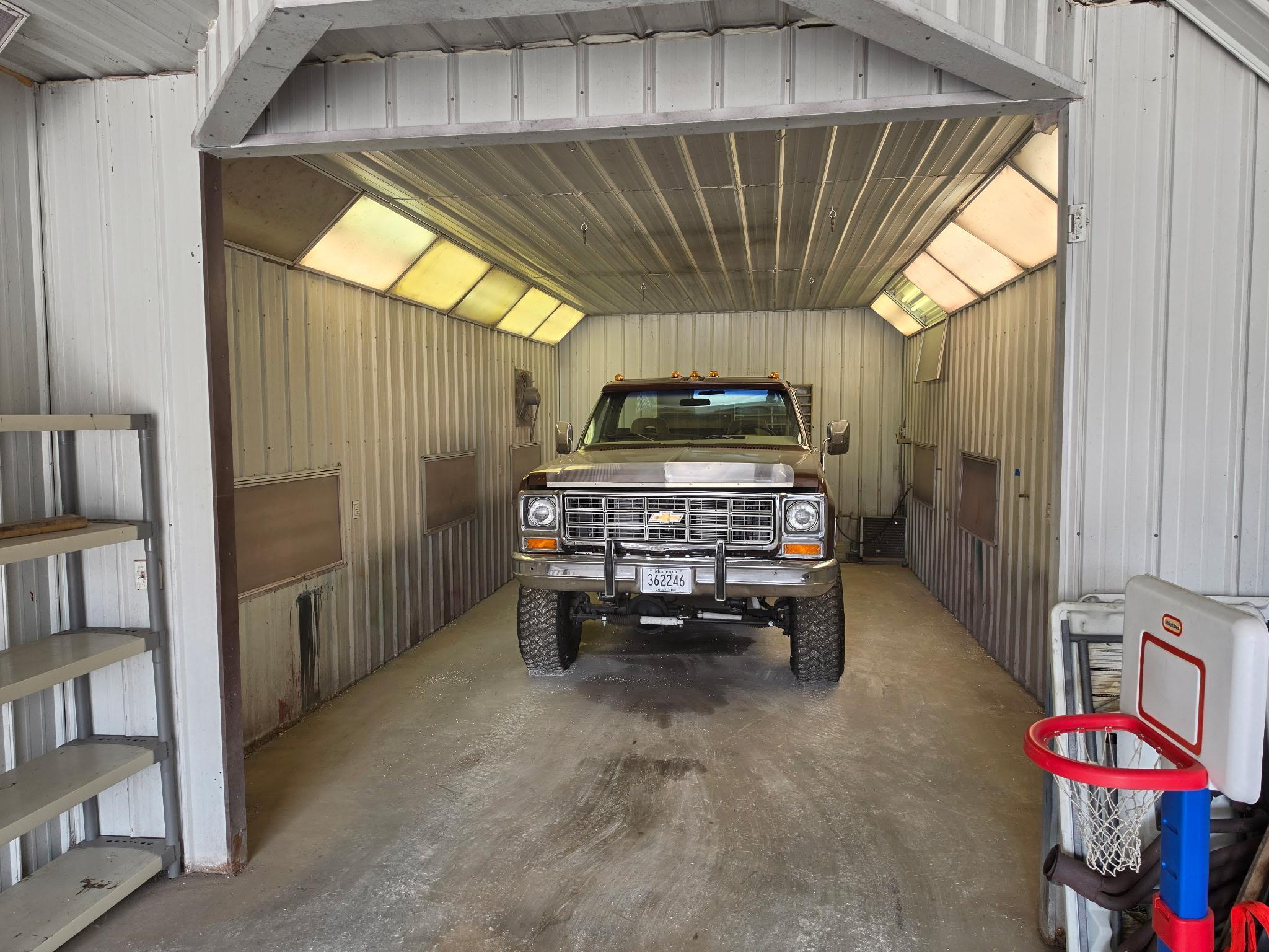 Heated, Paint Sprayer Garage