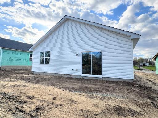(Photo is of the actual home in progress.)