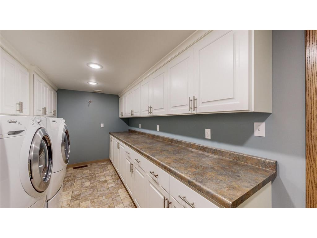 Large Laundry and storage area