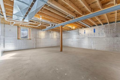 1,319 sqft of clean, unfinished space is ready for your personal touch, offering great potential for extra bedrooms or additional living areas.