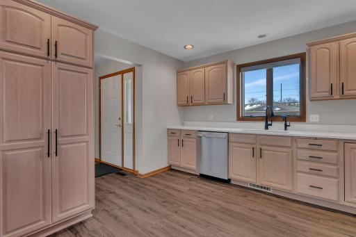 Plenty of Counter Space as well as Cabinet Space