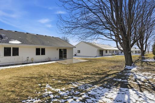 The association takes care of lawn and snow removal