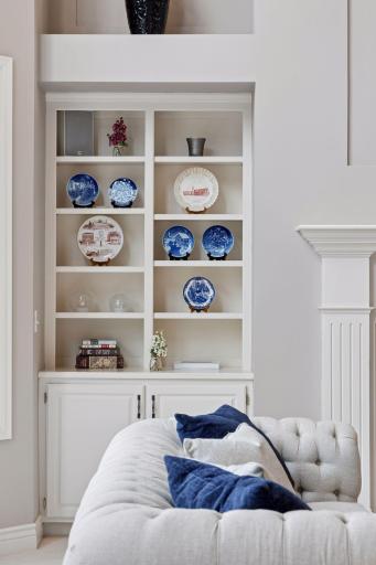 Gorgeous built-ins throughout much of the home