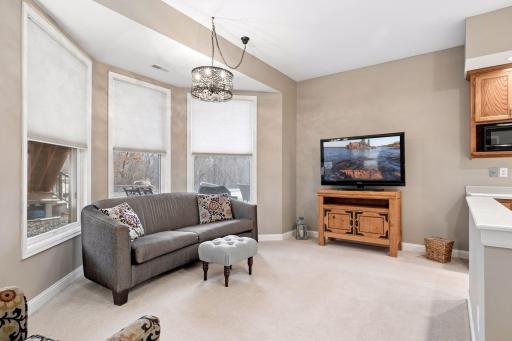 Fully appointed one bedroom apartment in the lower level