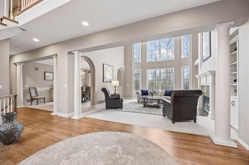 Right when you walk in the front door, you will notice the amazing attention to detail