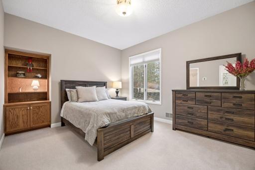 Large bedroom in the lower level apartment