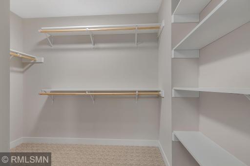 Generous size walk-in closet off primary bedroom