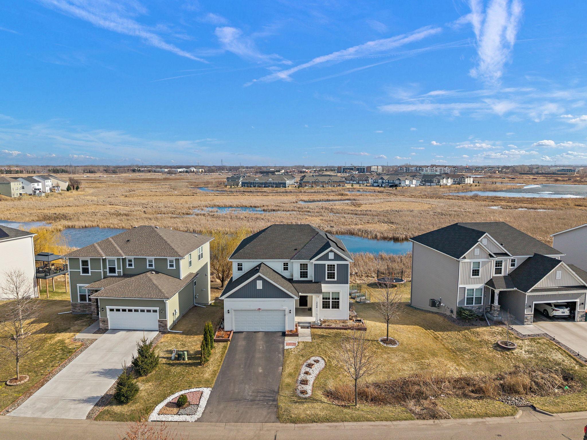 The home features a professional-grade in-ground irrigation system for effortless lawn maintenance, along with high-efficiency mechanicals that support the home's sustainable, eco-friendly design.