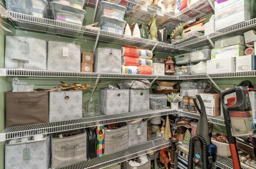 One of the TWO walk in pantries