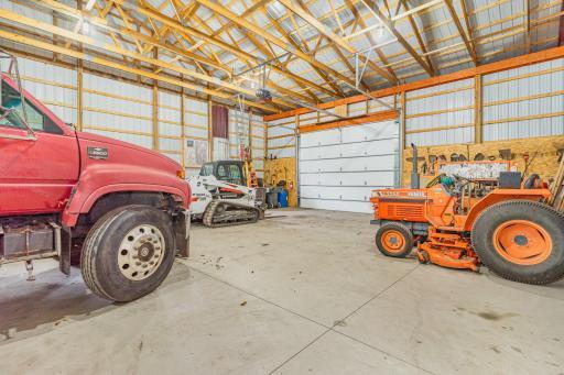 Shop-this area is not heated (cold storage) with garage door off of side of building