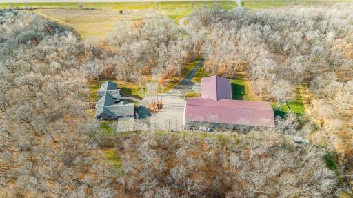 Aerial view of property