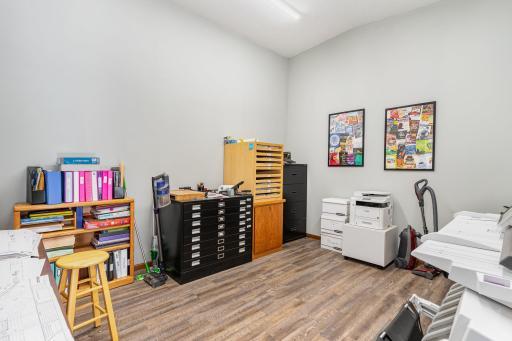 Office space-currently used for work space. There is also big space for conference room table.