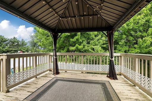 Covered deck off the dining room