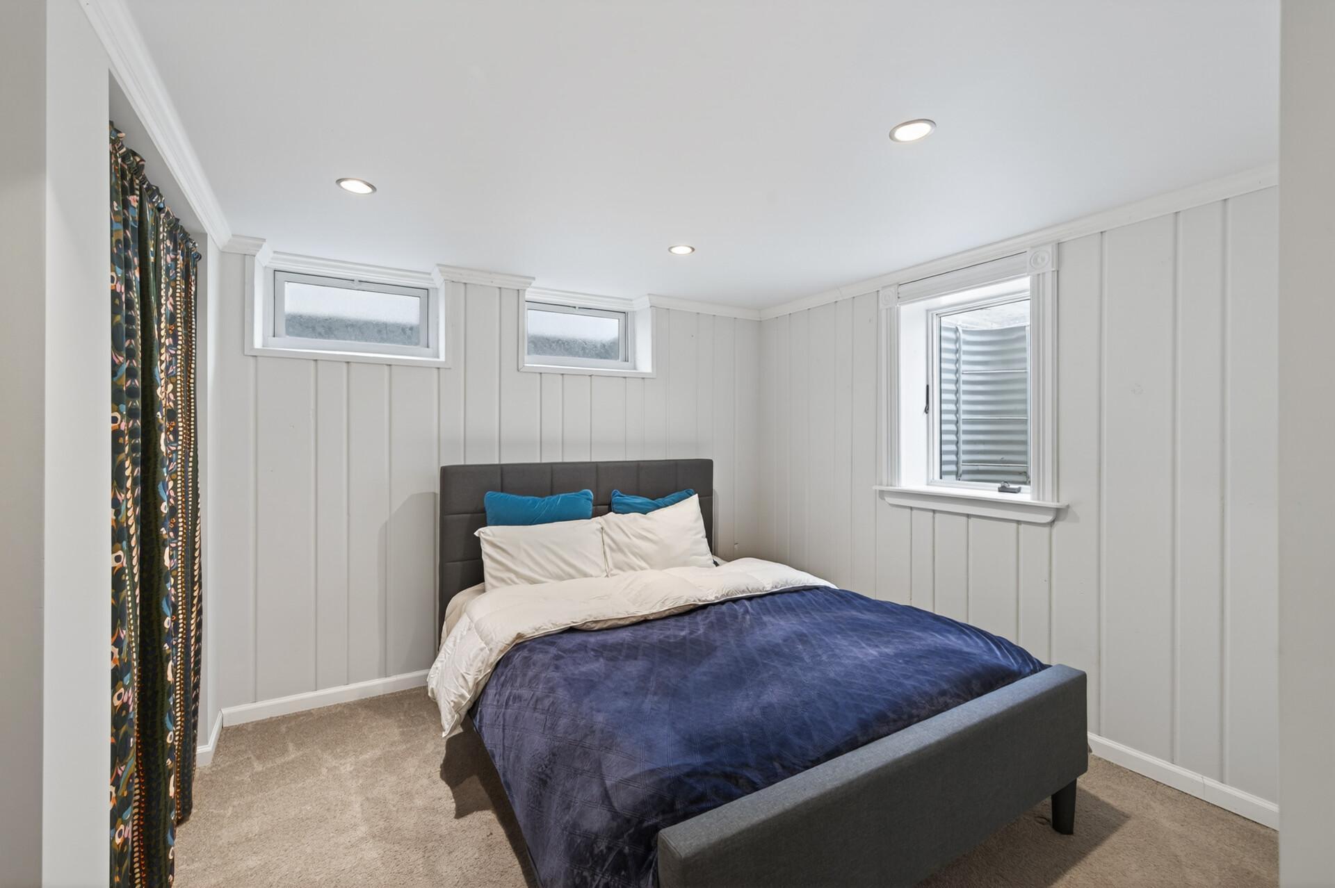 Lower level third bedroom