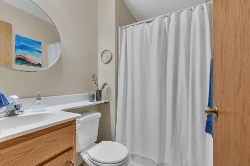 3/4 bath close to 2nd bedroom