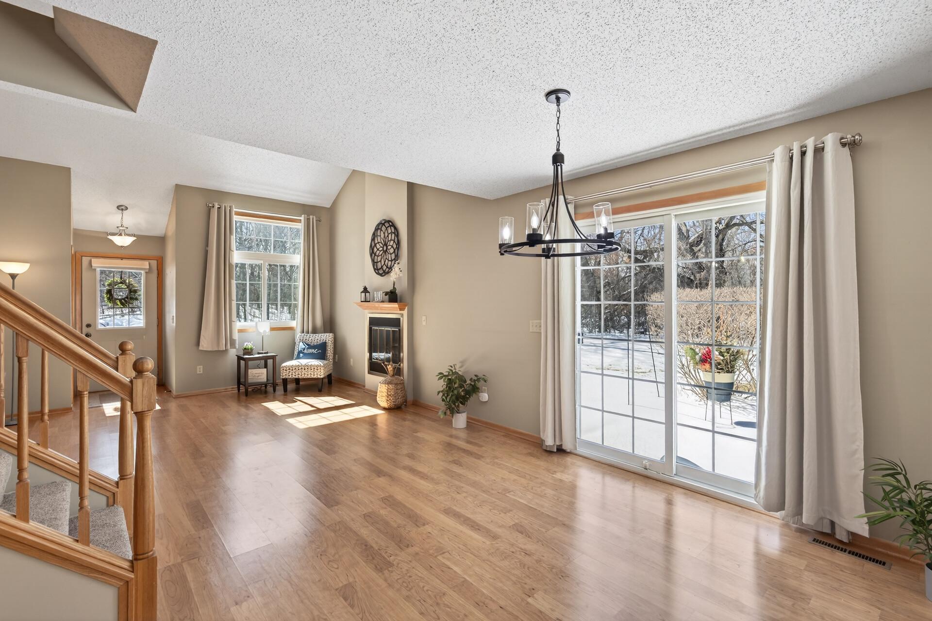 Dining Room Looking Over Living Room
