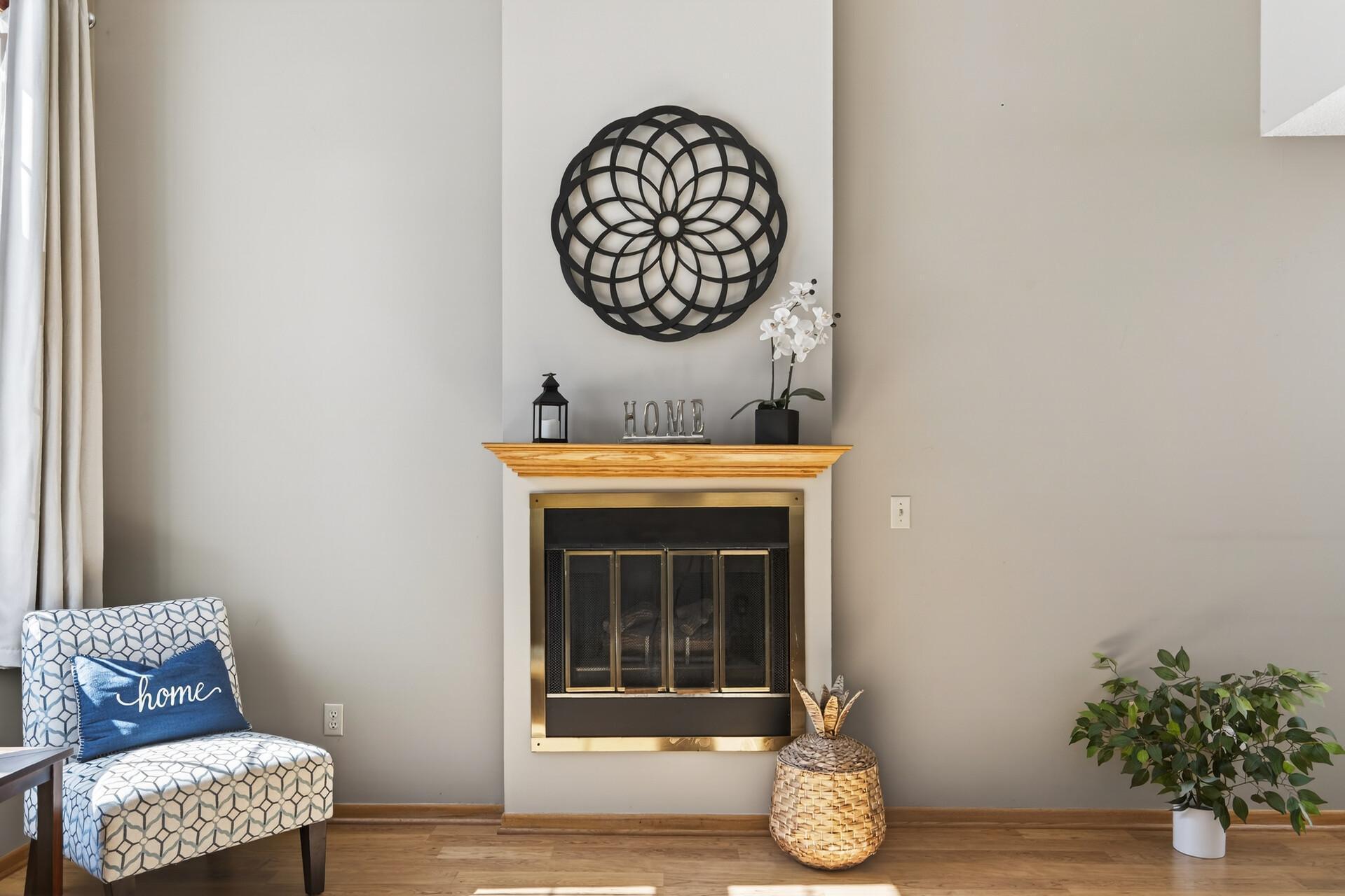 Beautiful Gas Fireplace