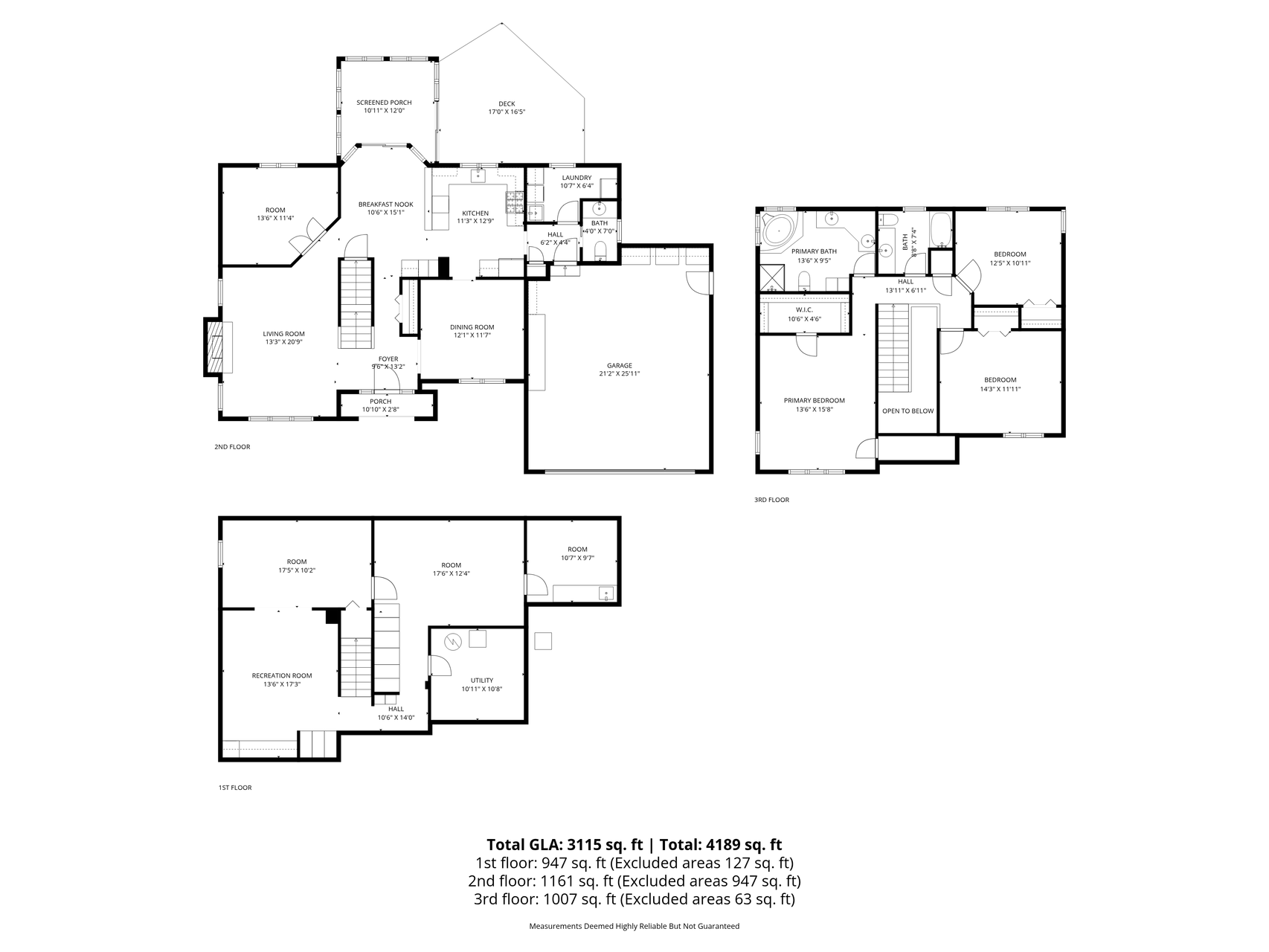 Full property floor plan
