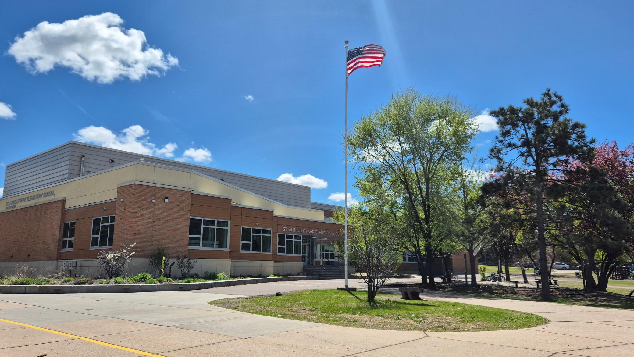 St. Anthony Park Elementary School is nearby. https://stanthony.spps.org/