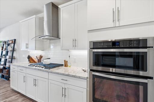 Wall oven and microwave are part of the Stainless appliances.