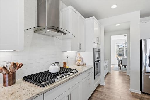 For the cook or want to be chef, the oversized gas range is sure to please.