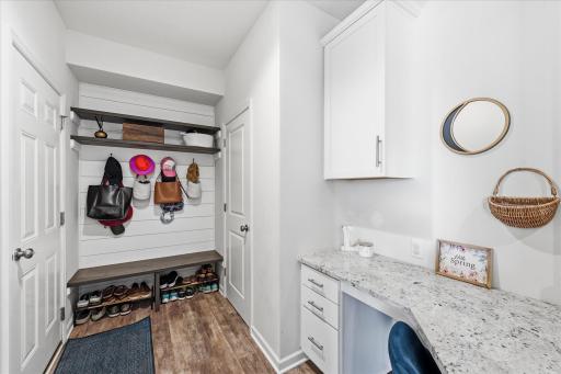 Rear entry off of the garage