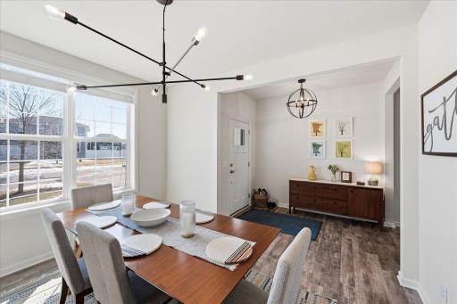 Windows offer inlay cross patterns to add character and create an easy cleaning option.