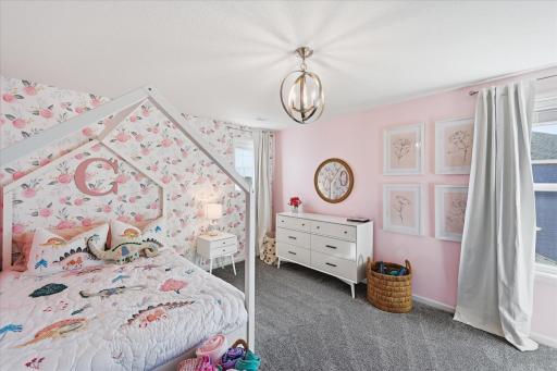 Bedrooms each have walk-in closets with loads of storage space