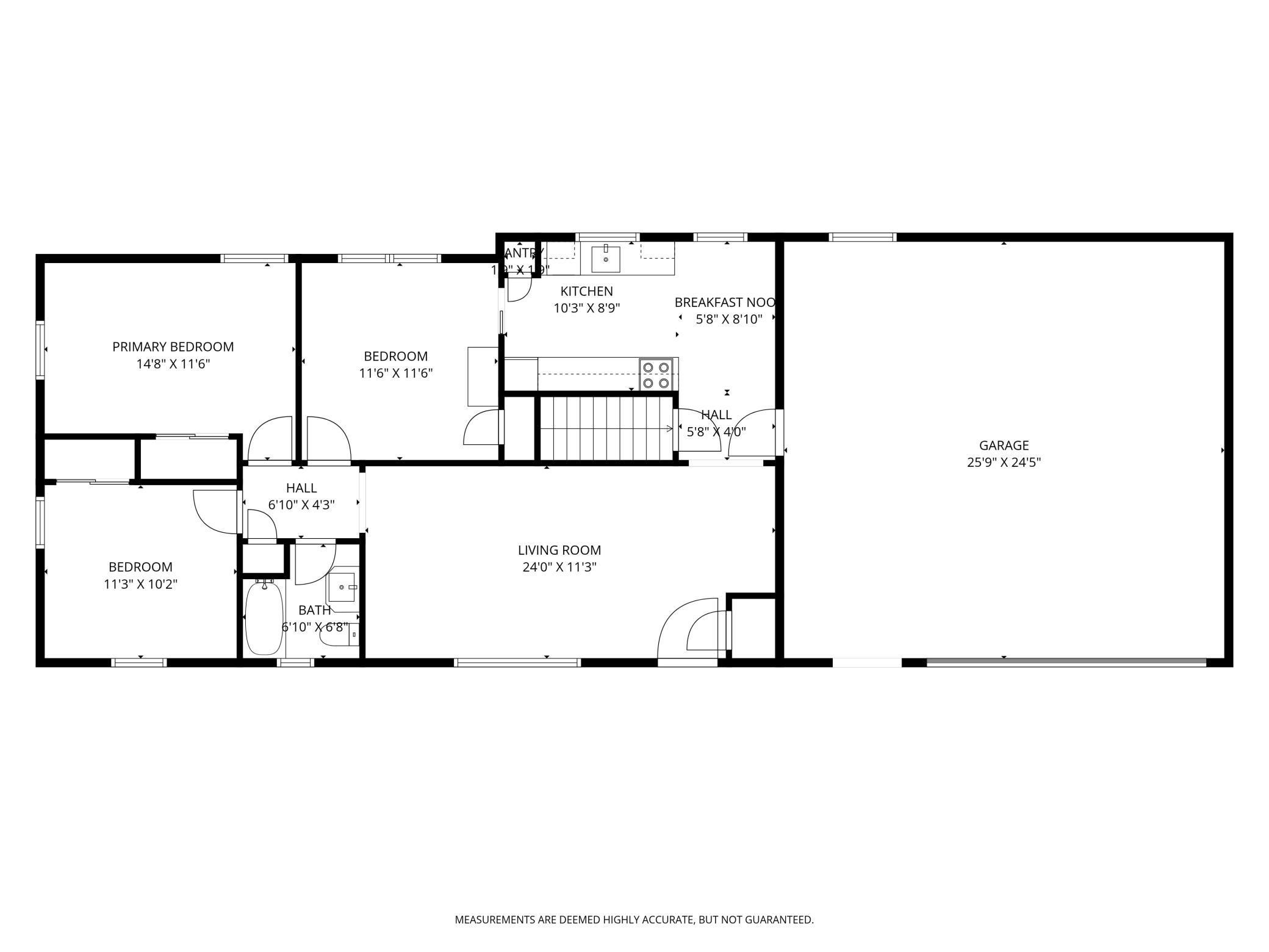 Main level floor plan