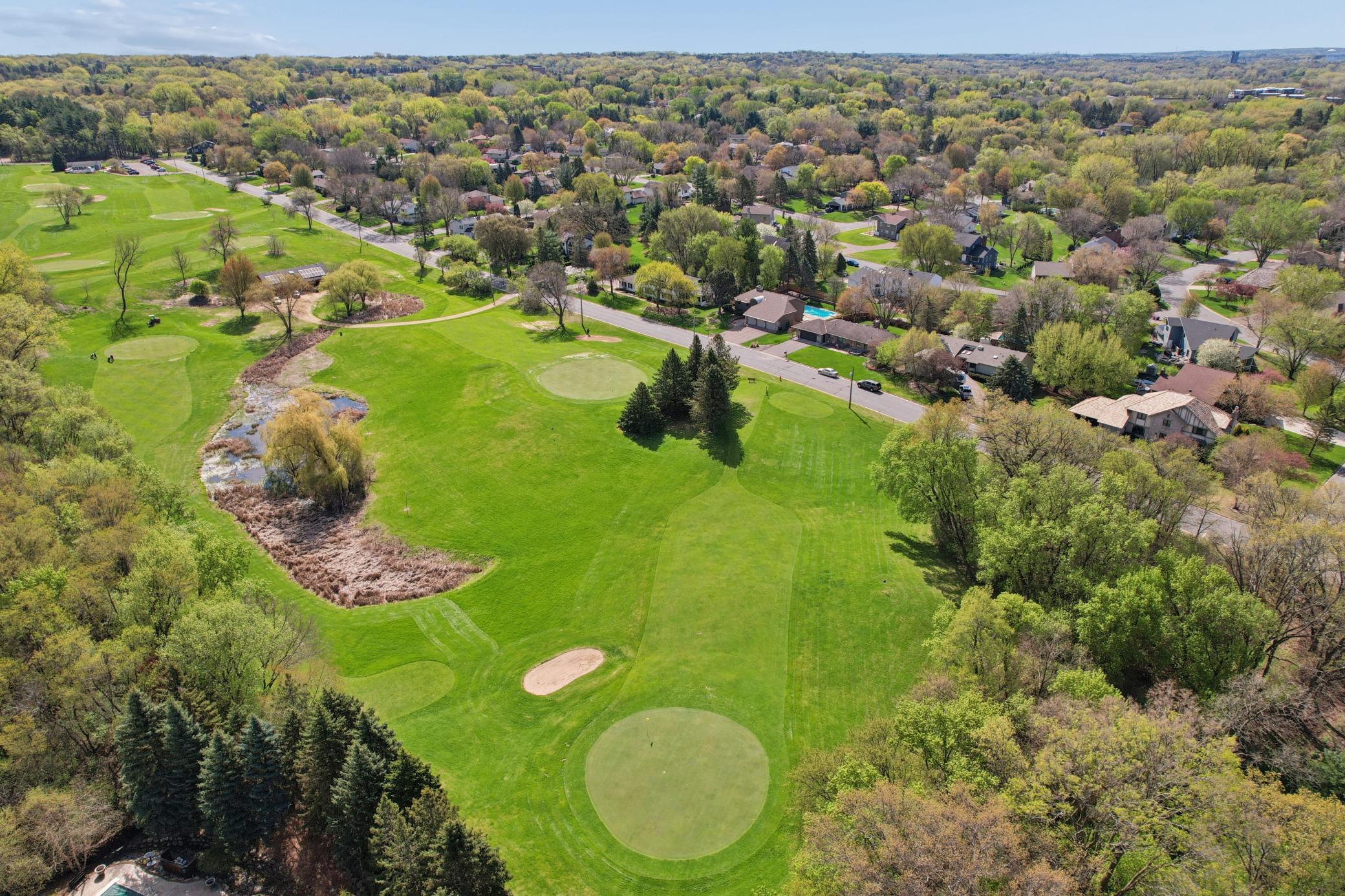 Set on nearly an acre of land adjacent to the Golf Course
