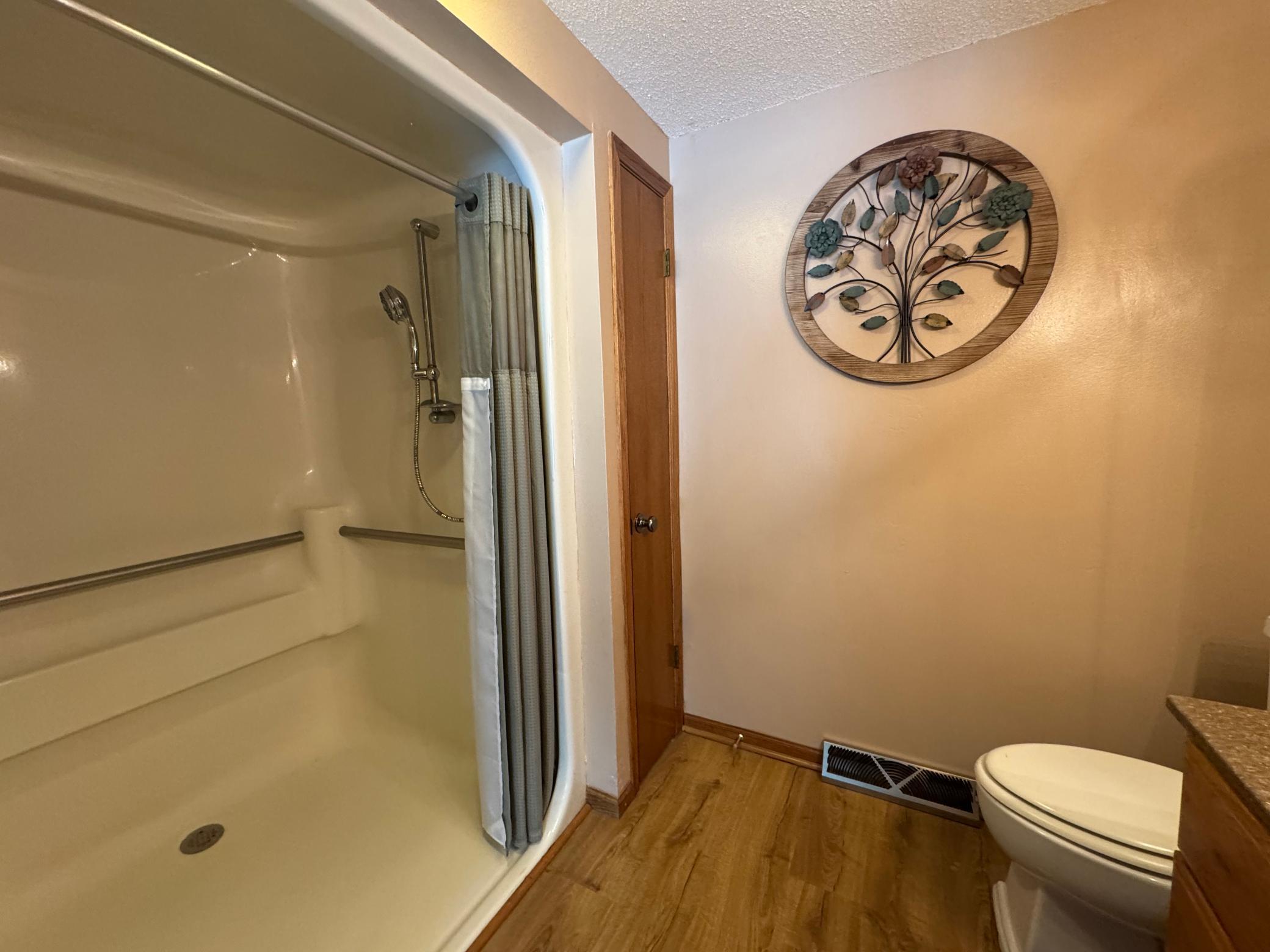 Primary Bath Roll in Shower