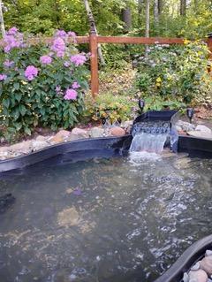 Waterfall fountain