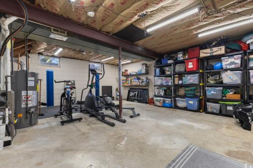 Look at all that storage in this extra space just waiting to be finished