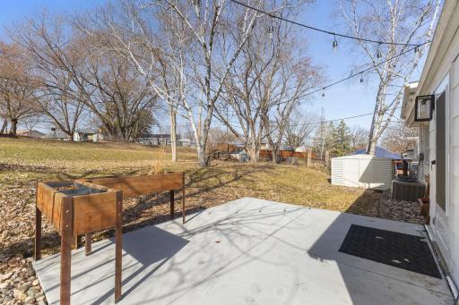 Look at this wonderful New large patio to sit out and enjoy the day or entertain