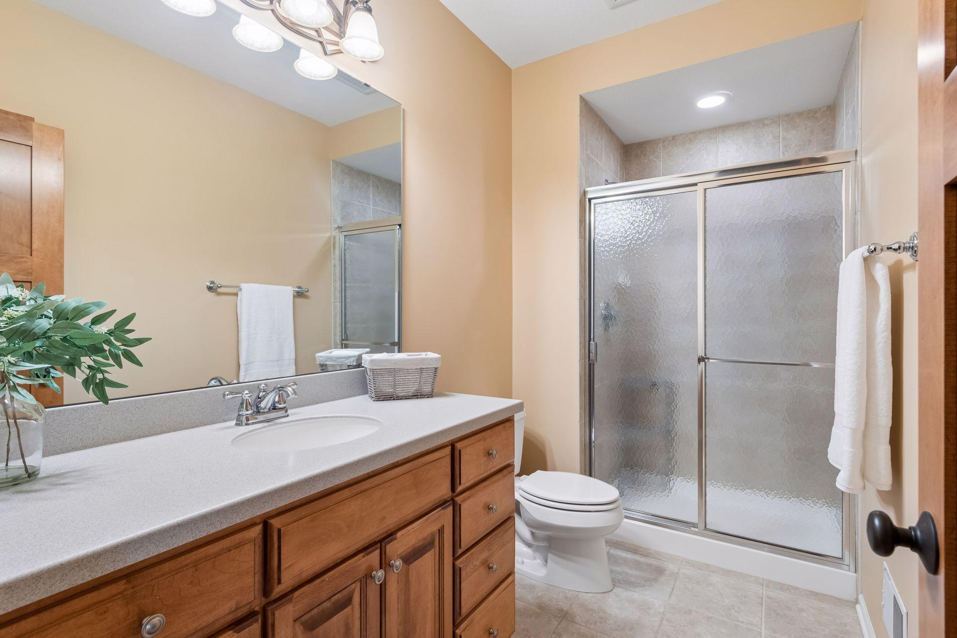 3/4 basement bathroom