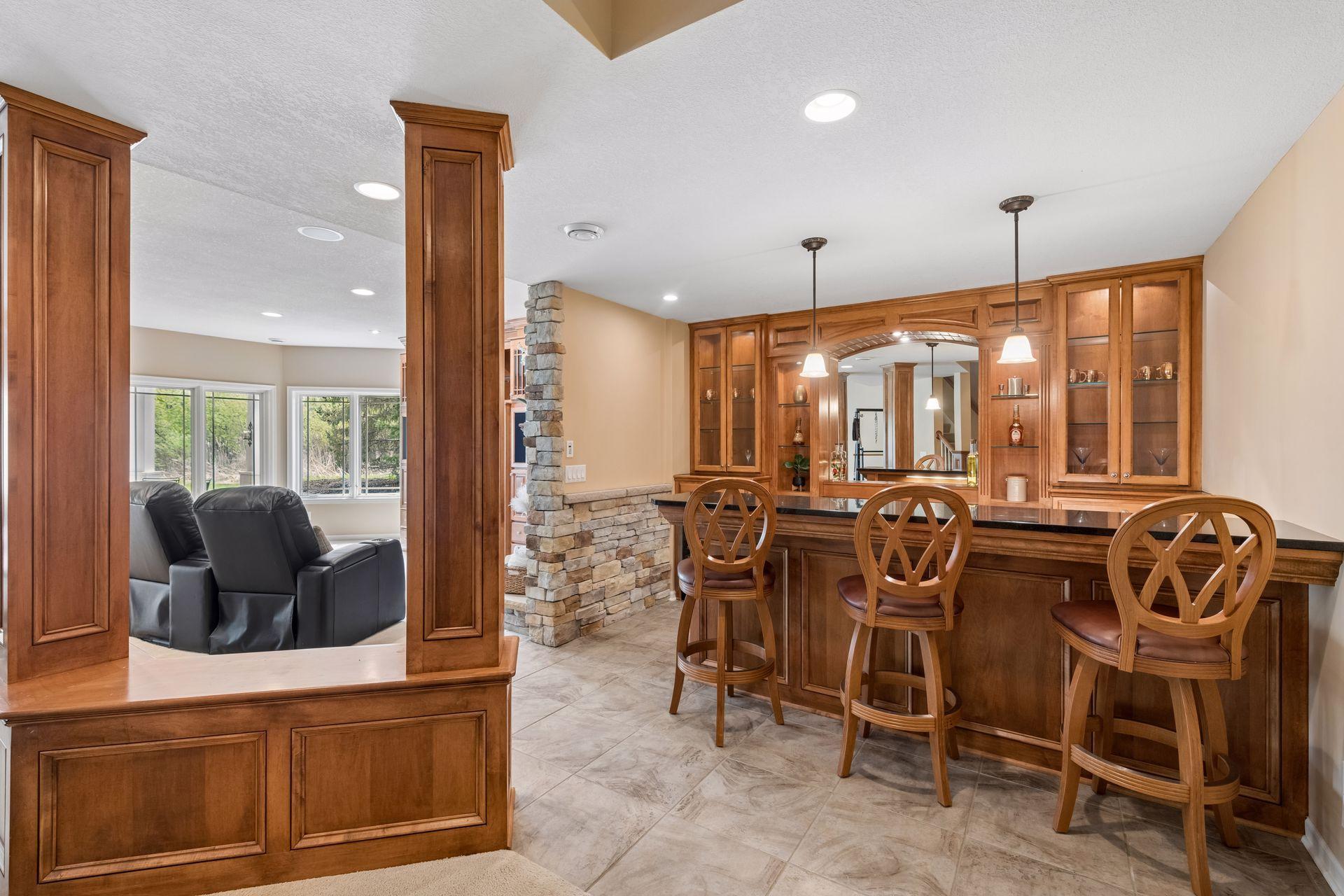 Large basement with lots of storage