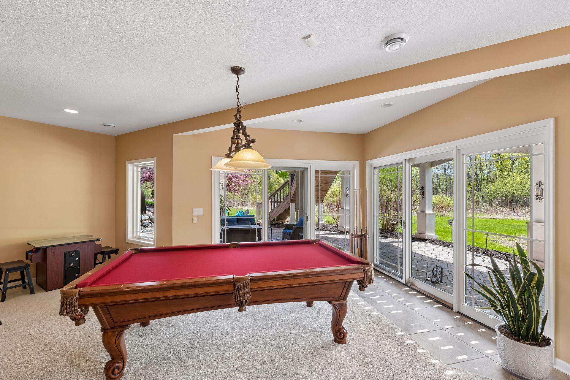 Tons of space to enjoy a game of pool!