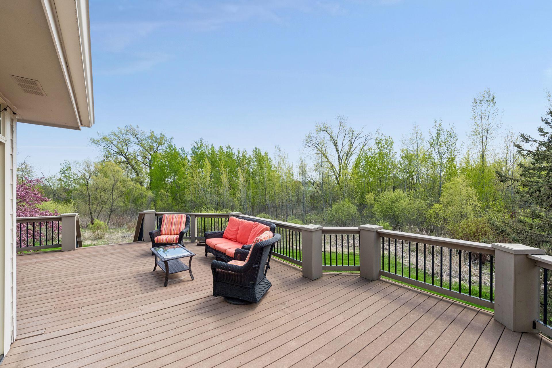Wrap around deck for those fun summer nights