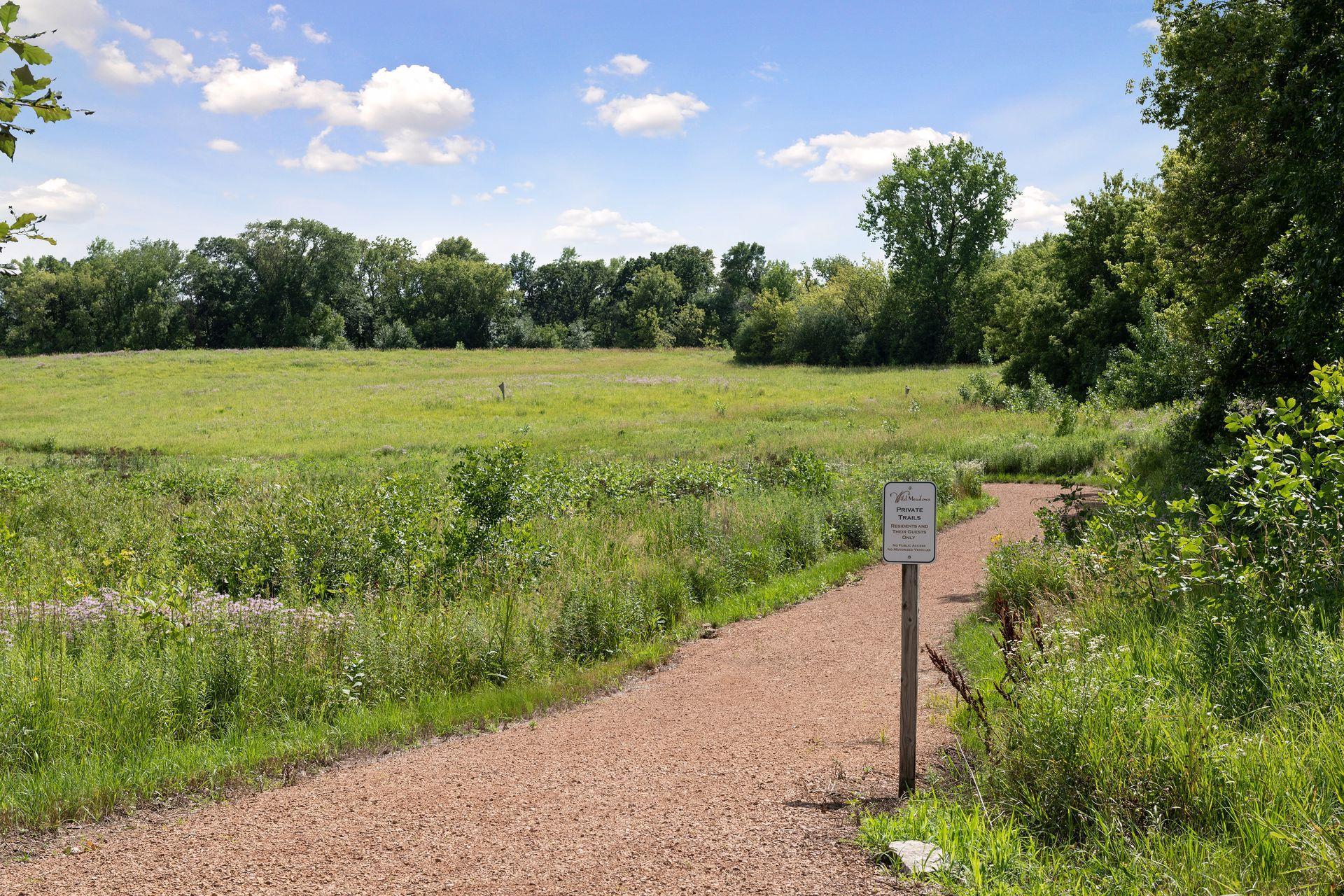 Acres of private trails