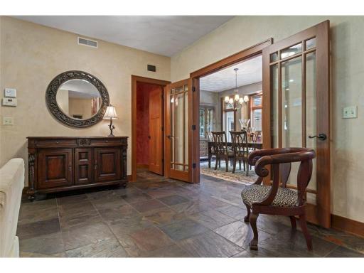 French Doors Coming into the Formal Dining Room