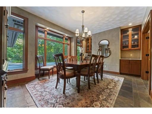 Formal Dining with Custom Built-in Cabinetry