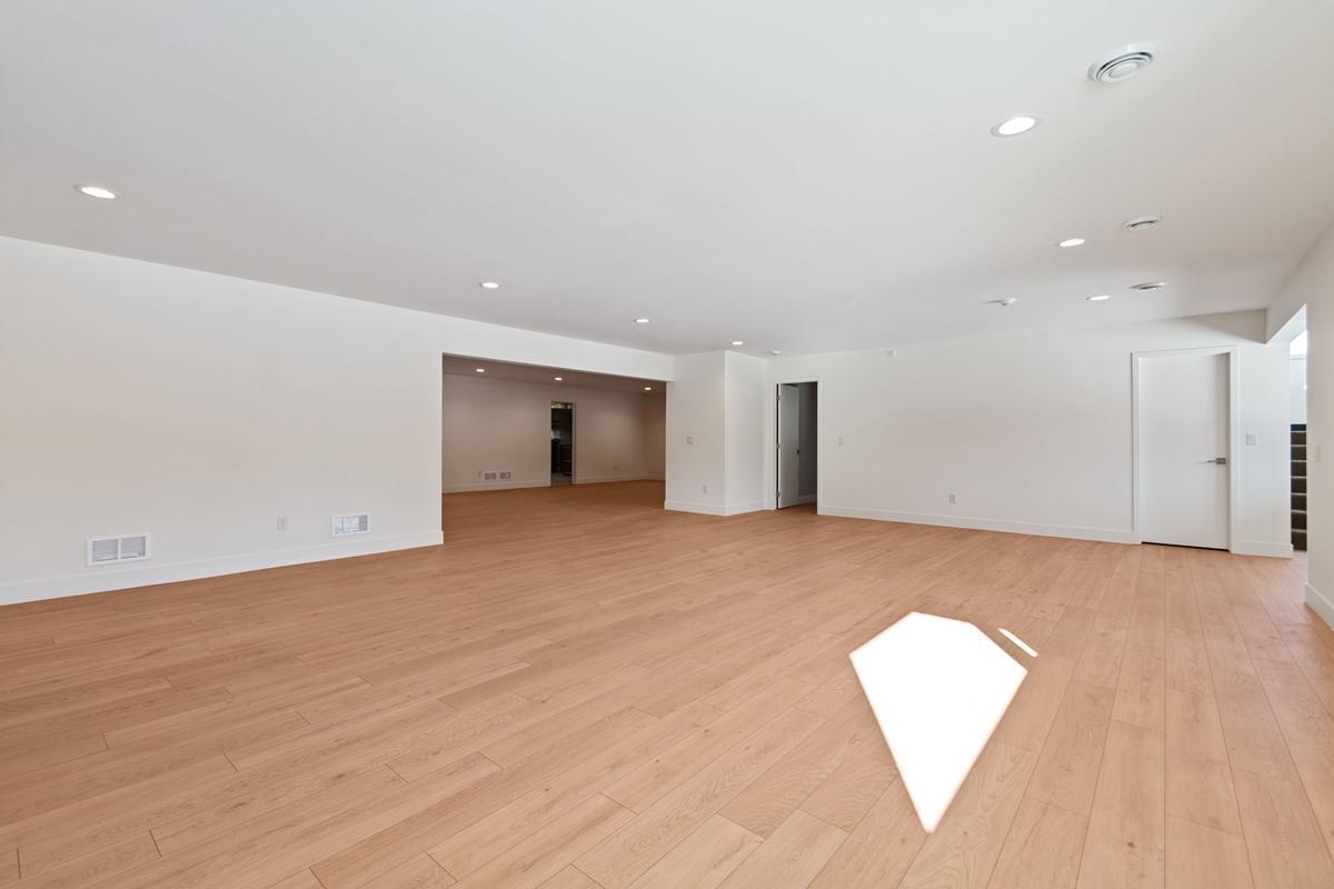 Newly finished lower level