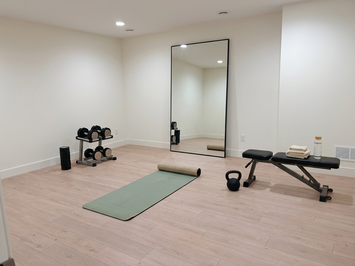 Gym or extra office! AI Staging