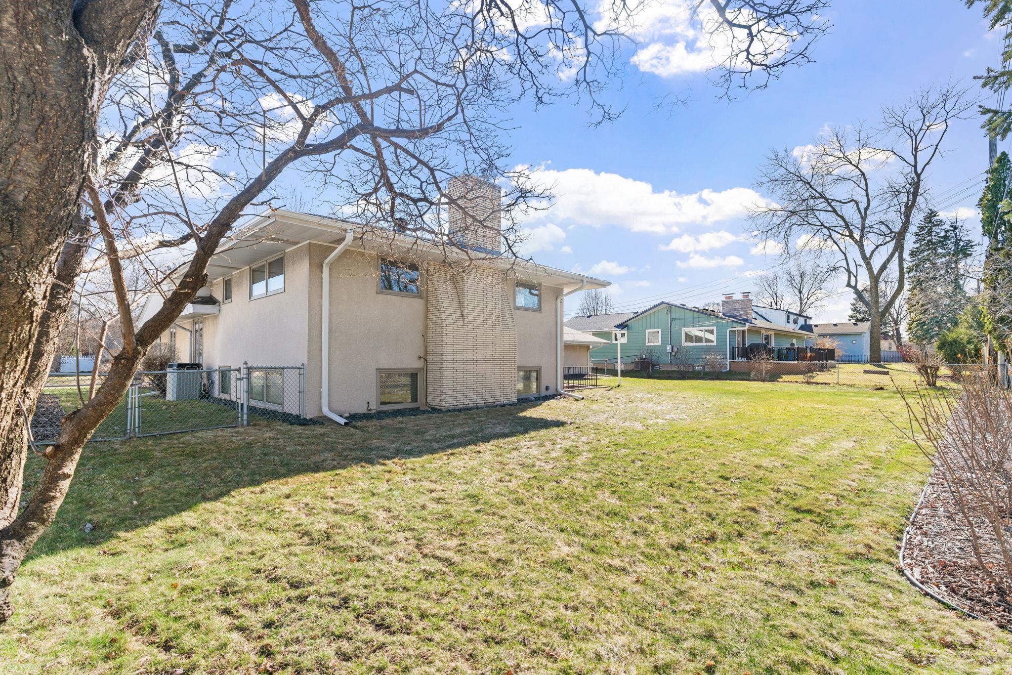 You have plenty of room for a game of bags or a children's playset