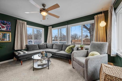 What a perfect room to have your morning coffee or unwind after a long day.